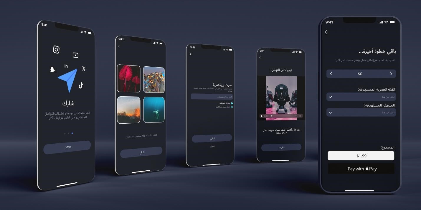 Prodex app: conversion and production